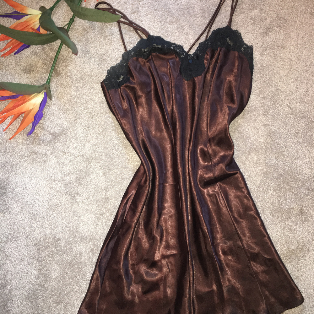 Sexy Escapades Lace Trimmed Nightgown